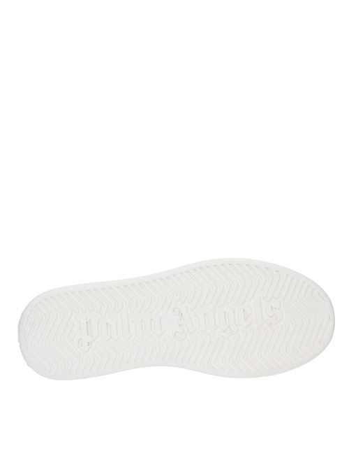 Leather sneakers PALM ANGELS | PWIA035S21LEA0010121BIANCO-FUXIA